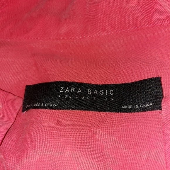 ZARA LADIES LONG SLEEVE ZIP FRONT JACKET- S - Picture 3 of 4